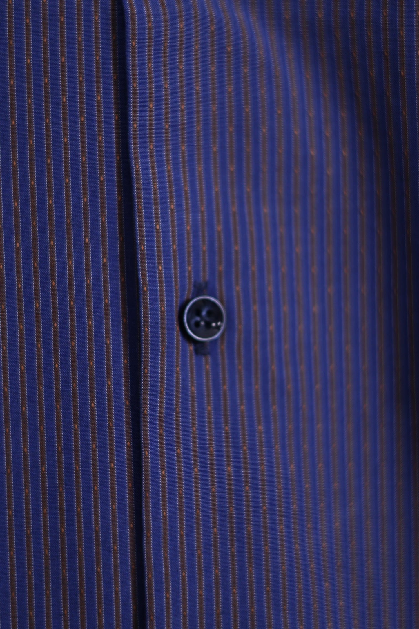 Blue & Brown Button Up Dress Shirt