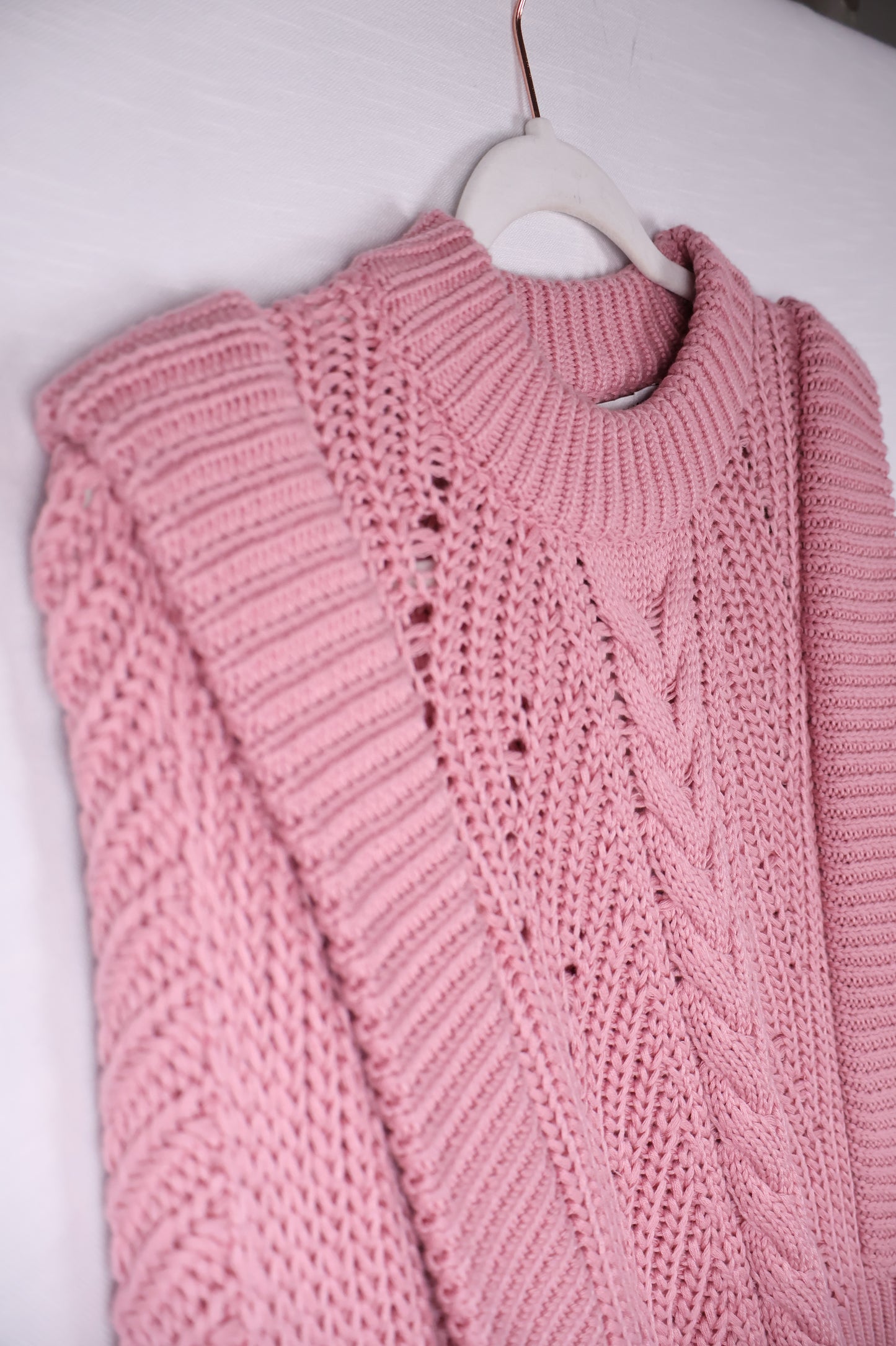 Knitted Pink Sweater