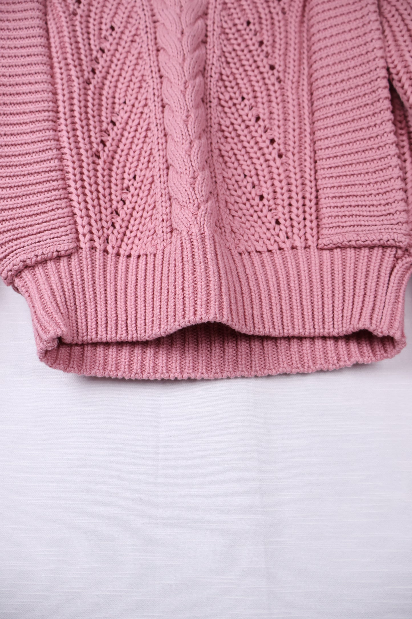 Knitted Pink Sweater